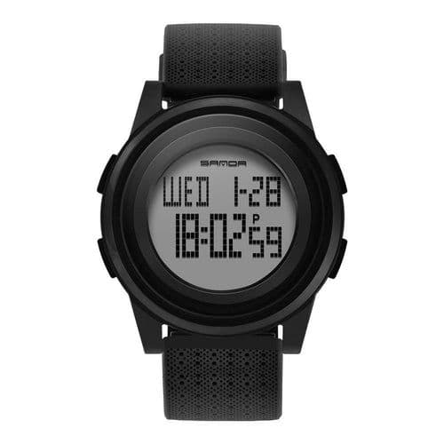 image-Waterproof Casual Electronic Watch For Young Men