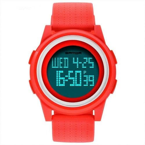 image-Waterproof Casual Electronic Watch For Young Men