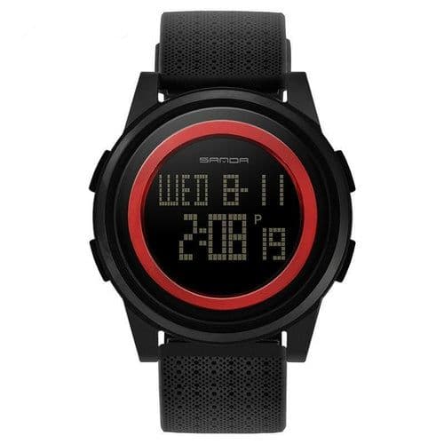 image-Waterproof Casual Electronic Watch For Young Men