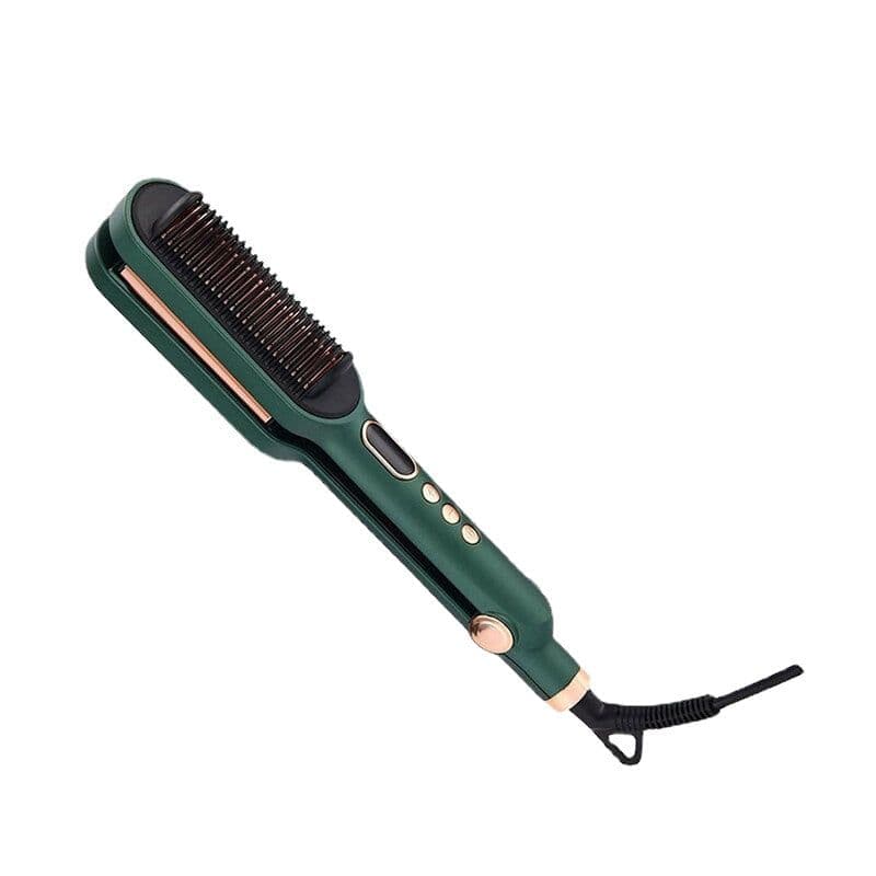 image-Professional 2 in1 Hair Straightener Brush Hair Styling Tools