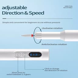 image-Electric Nail Drill Machine with Charging Base Electric Nail Sander
