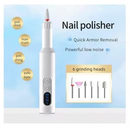 image-Electric Nail Drill Machine with Charging Base Electric Nail Sander