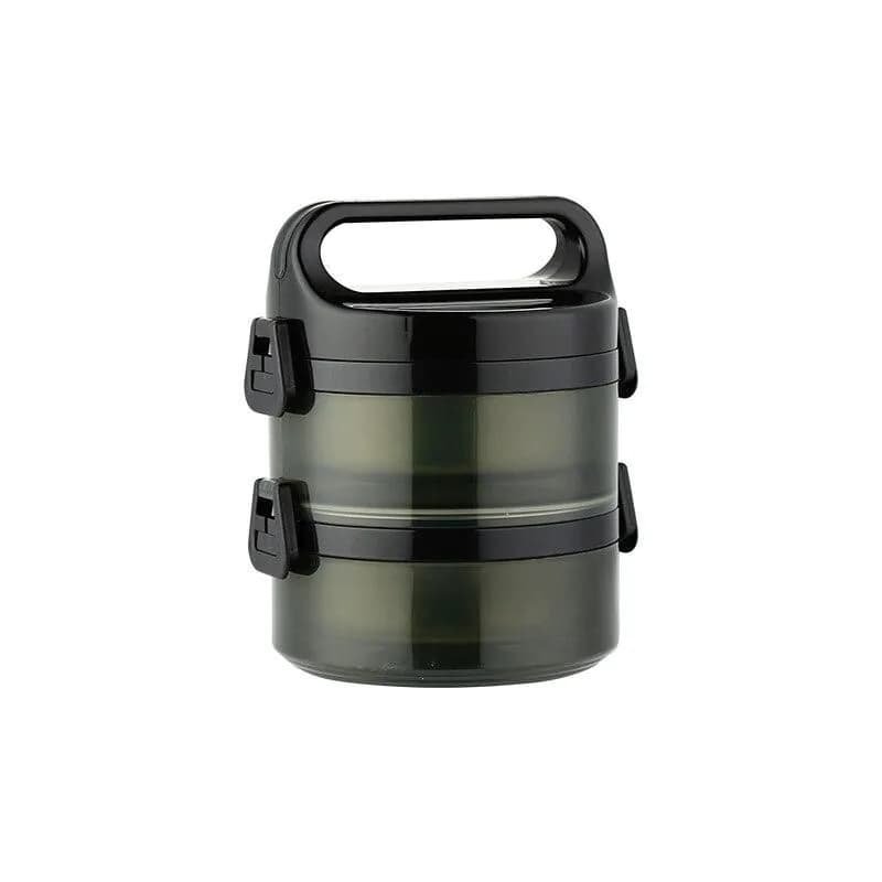 image-Two-layer Stainless Steel Lunch Box