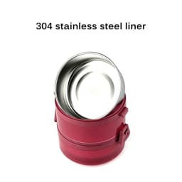 image-Two-layer Stainless Steel Lunch Box