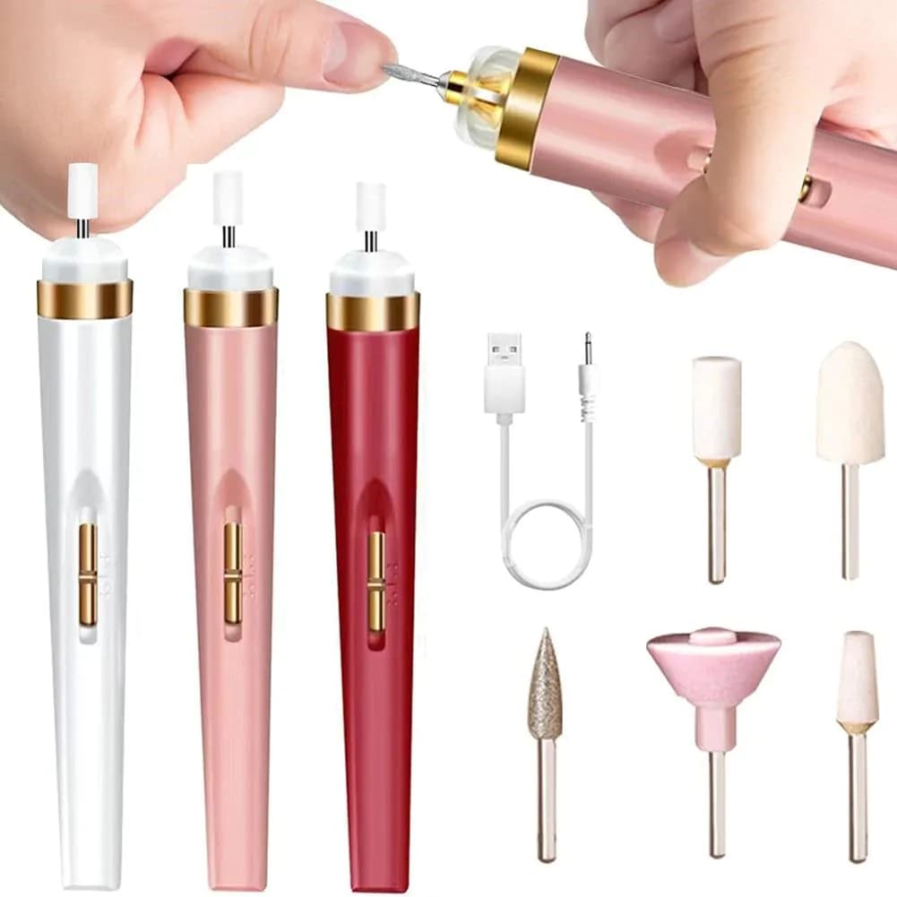 image-USB Professional Electric Pen-Shape Nail Grinder Machine