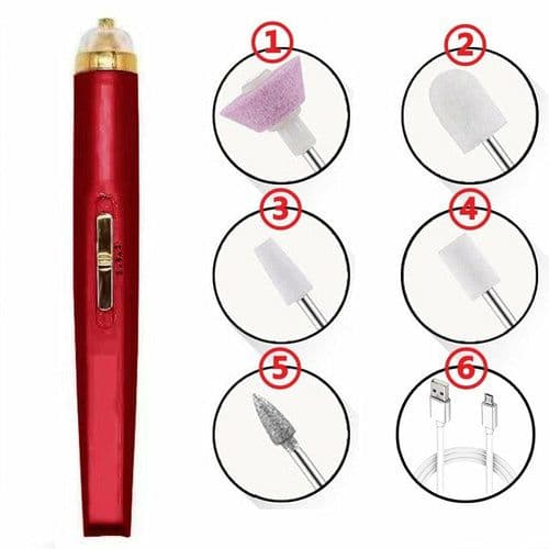 image-USB Professional Electric Pen-Shape Nail Grinder Machine