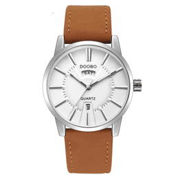 image-Fashion Calendar Waterproof Belt Watch For Men