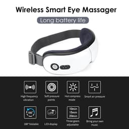 image-Smart Eye Massager 4D Air Pressotherapy Stress Relief Eye Care