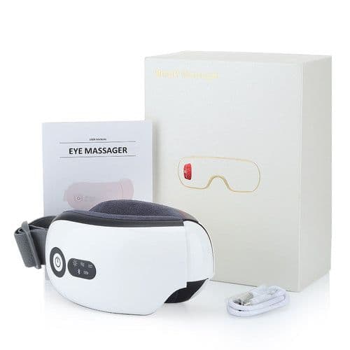 image-Smart Eye Massager 4D Air Pressotherapy Stress Relief Eye Care