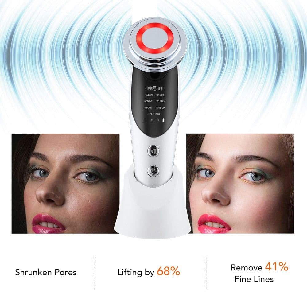 image-7 in 1 EMS Facial Lifting Device Radio Frequency LED Photon Skin