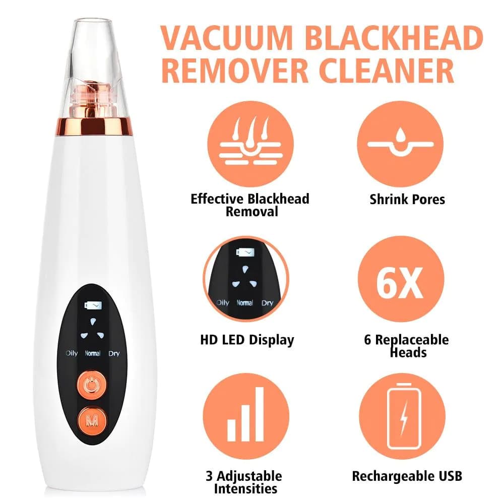 image-Facial Pore Cleaner Blackhead Remover Vacuum Suction Cleaner
