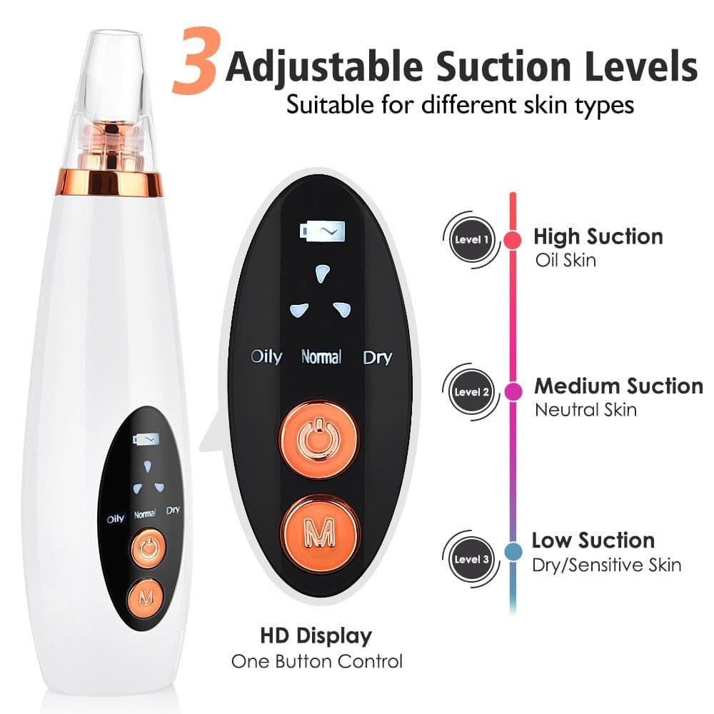 image-Facial Pore Cleaner Blackhead Remover Vacuum Suction Cleaner