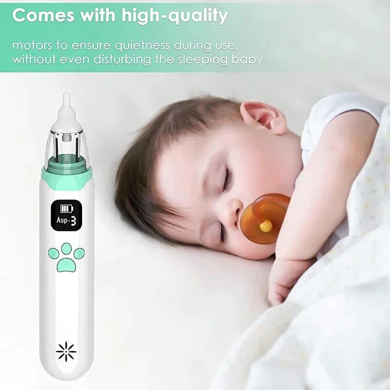 image-Electric Baby Nasal Vacuum Cleaner Infant Nasal Aspirator Newborn