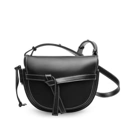 image-Women's Two-layer Cowhide Shoulder Bag