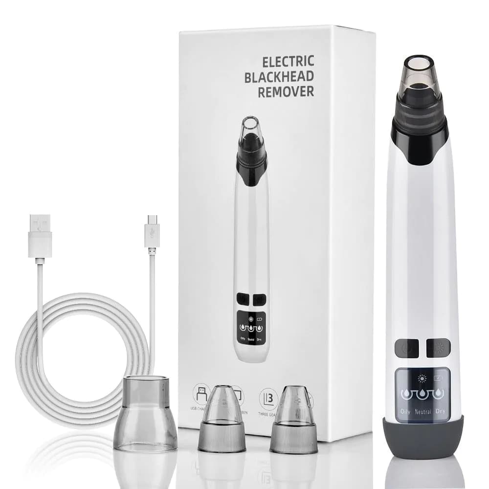 image-Blackhead Remover Electric Facial Cleansing Pore Vacuum Cleaner Ance