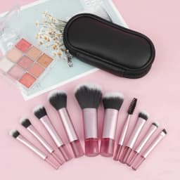 image-10Pcs Mini Makeup Brush Set Powder Eyeshadow Foundation Blush Blender