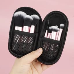image-10Pcs Mini Makeup Brush Set Powder Eyeshadow Foundation Blush Blender