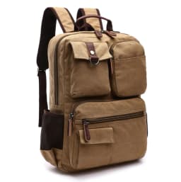 image-High Quality Outdoor Canvas Business Backpack For Men