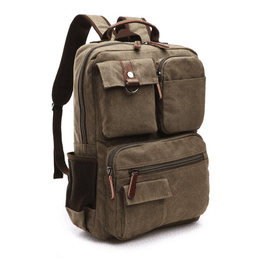 image-High Quality Outdoor Canvas Business Backpack For Men