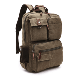 image-High Quality Outdoor Canvas Business Backpack For Men