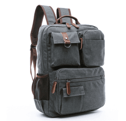 image-High Quality Outdoor Canvas Business Backpack For Men