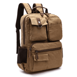 image-High Quality Outdoor Canvas Business Backpack For Men