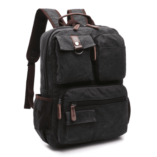 image-High Quality Outdoor Canvas Business Backpack For Men