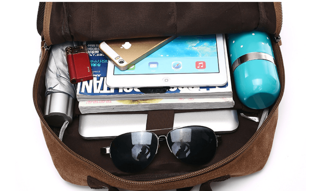 image-High Quality Outdoor Canvas Business Backpack For Men
