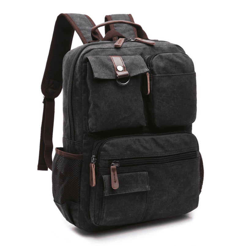 image-High Quality Outdoor Canvas Business Backpack For Men