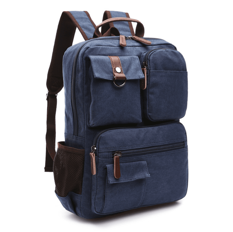 image-High Quality Outdoor Canvas Business Backpack For Men