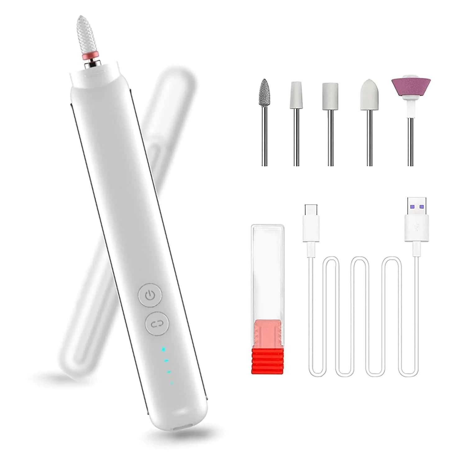 image-New Professional Electric Nail Drill Machine Pedicure Manicure Drill
