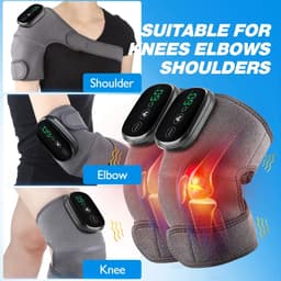 image-Electric Heating Knee Massager Far Infrared Joint Elbow Knee Pad