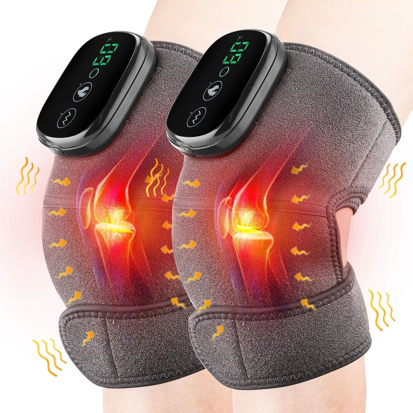 image-Electric Heating Knee Massager Far Infrared Joint Elbow Knee Pad