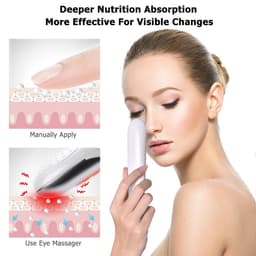 image-Electric Eye Massager Anti Wrinkle USB Rechargeable 4-in-1 Eye Massage
