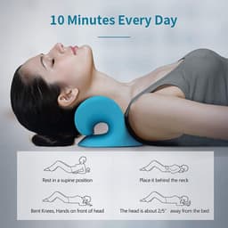 image-Neck Shoulder Relaxer Cervical Traction Device Posture Corrector