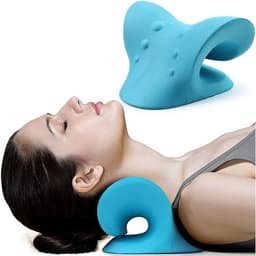 image-Neck Shoulder Relaxer Cervical Traction Device Posture Corrector