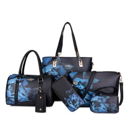 image-Six-Piece Printed One-Shoulder Handbags For Women