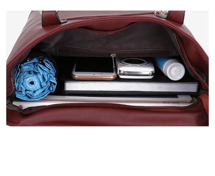 image-Six-Piece Printed One-Shoulder Handbags For Women