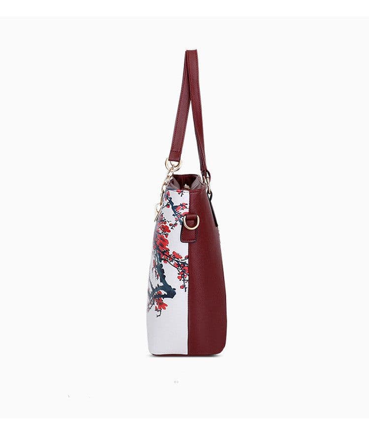 image-Six-Piece Printed One-Shoulder Handbags For Women