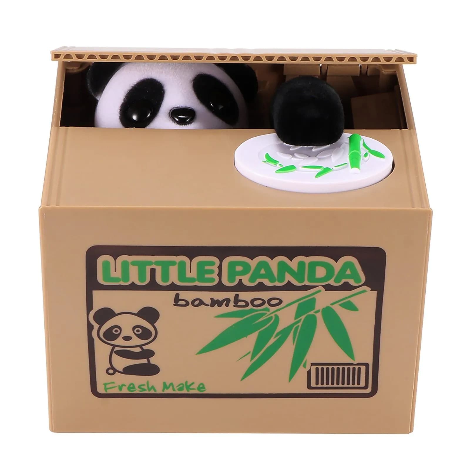 image-Cat Panda Piggy Bank Coin Electronic Money Saving Box