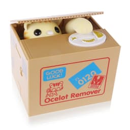 image-Cat Panda Piggy Bank Coin Electronic Money Saving Box
