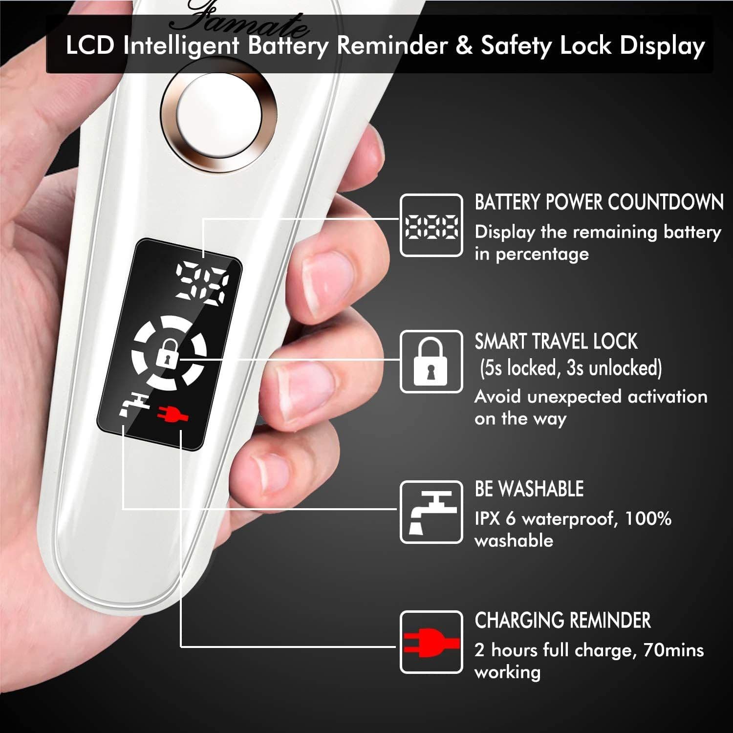 image-Electric Razors for Women Ladies Electric Shaver