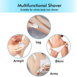 image-Electric Razors for Women Ladies Electric Shaver