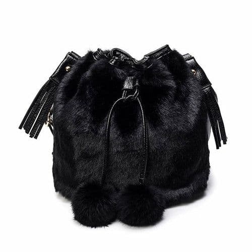 image-Fashion Plush Handbag For Women