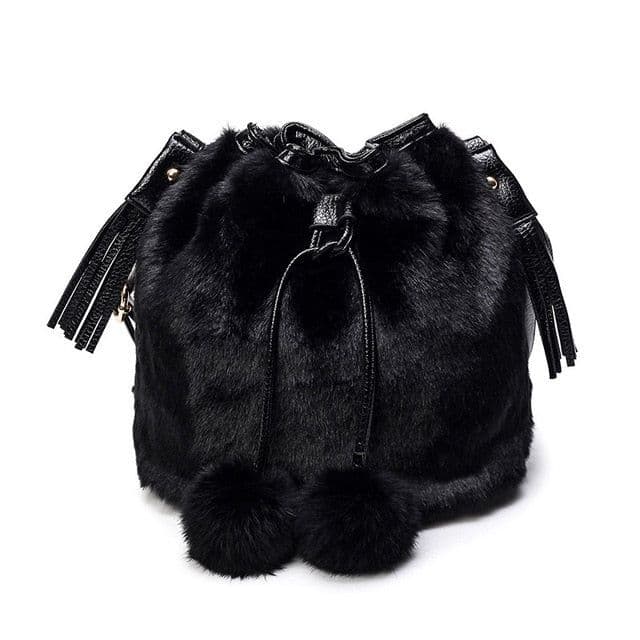 image-Fashion Plush Handbag For Women