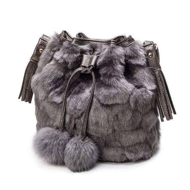 image-Fashion Plush Handbag For Women