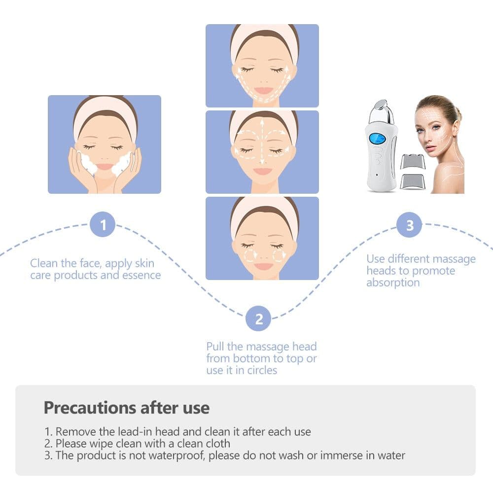 image-USB Face Lift Machine High Frequency Facial Massagers