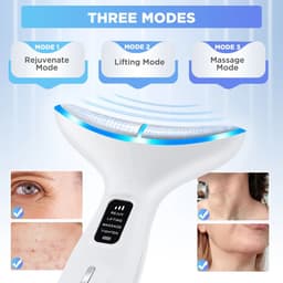 image-LED Neck Beauty Device EMS Facial Lifting Firming Massage Beauty