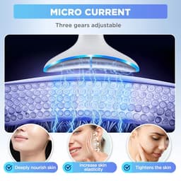 image-LED Neck Beauty Device EMS Facial Lifting Firming Massage Beauty