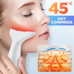 image-LED Neck Beauty Device EMS Facial Lifting Firming Massage Beauty